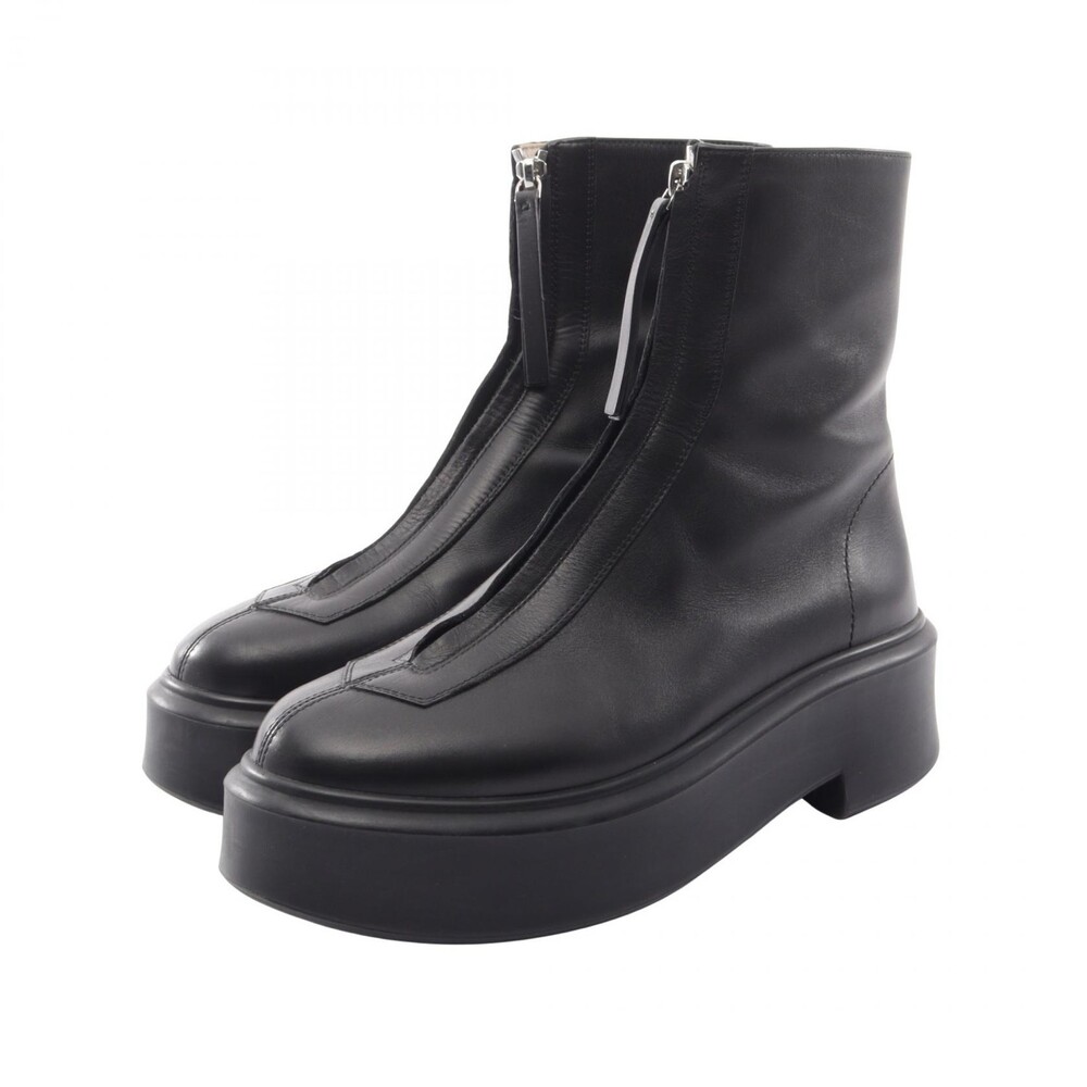 The Row Zipped Ankle Short Boot Shoes #373644T10B